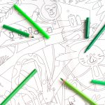 Giant Colouring Picture Jungle detail