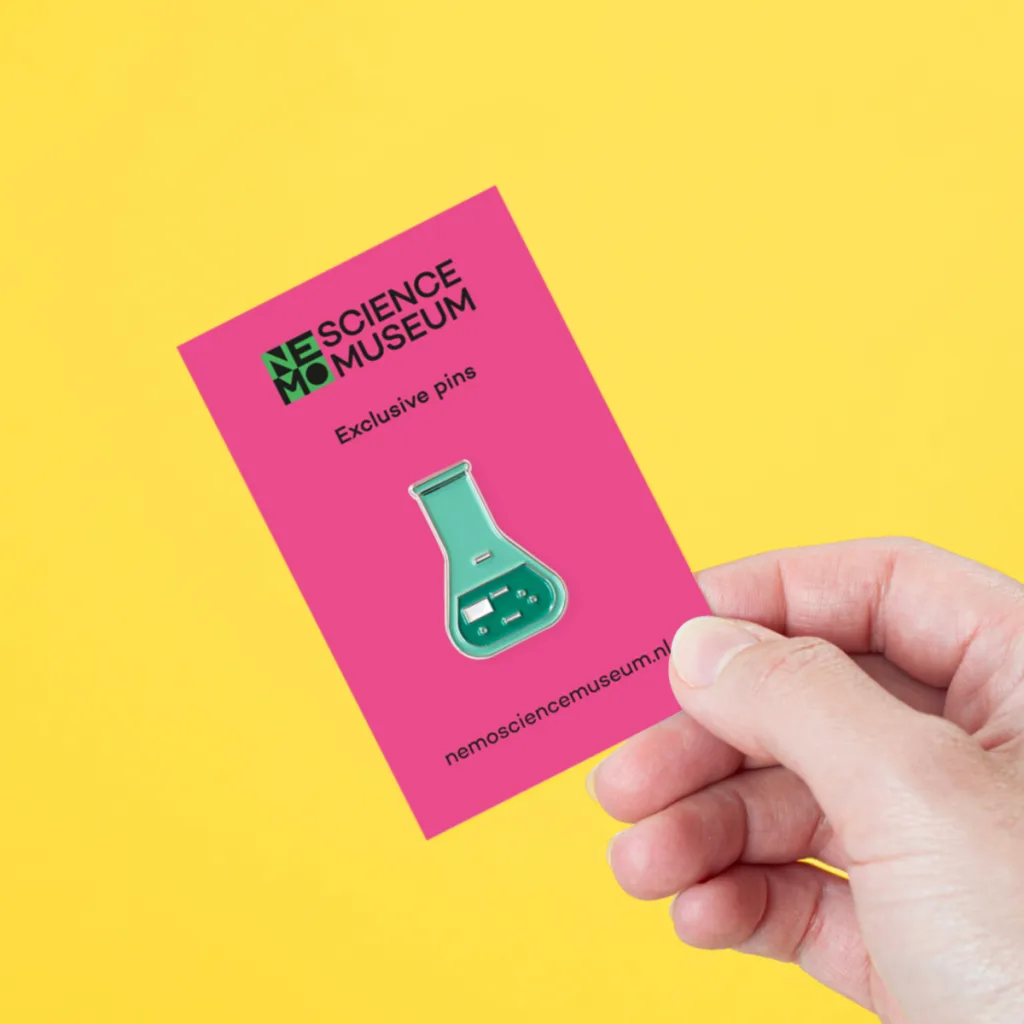 Nemo erlenmeyer pin in hand